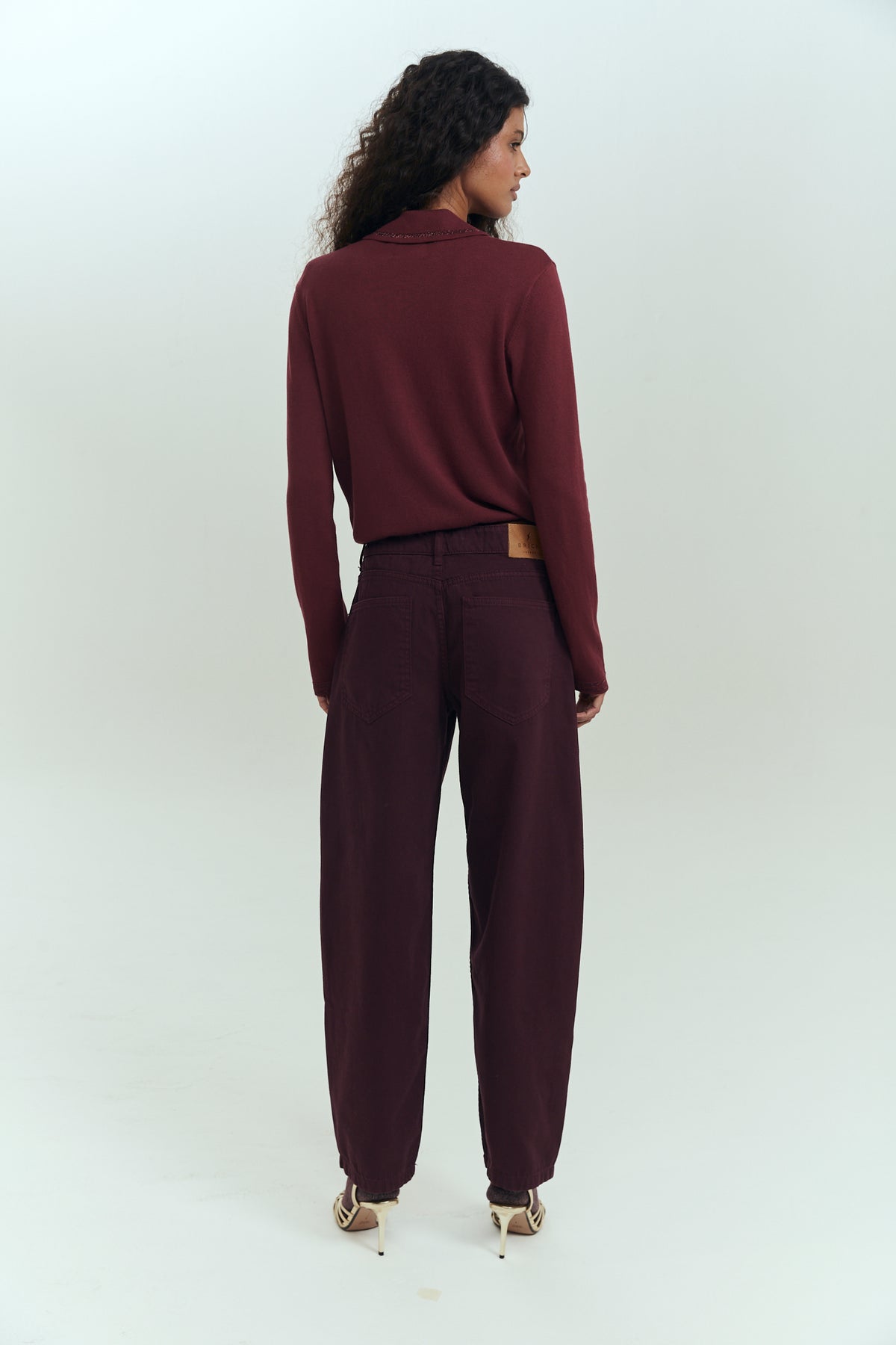 STYLES JEANS BURGUNDY