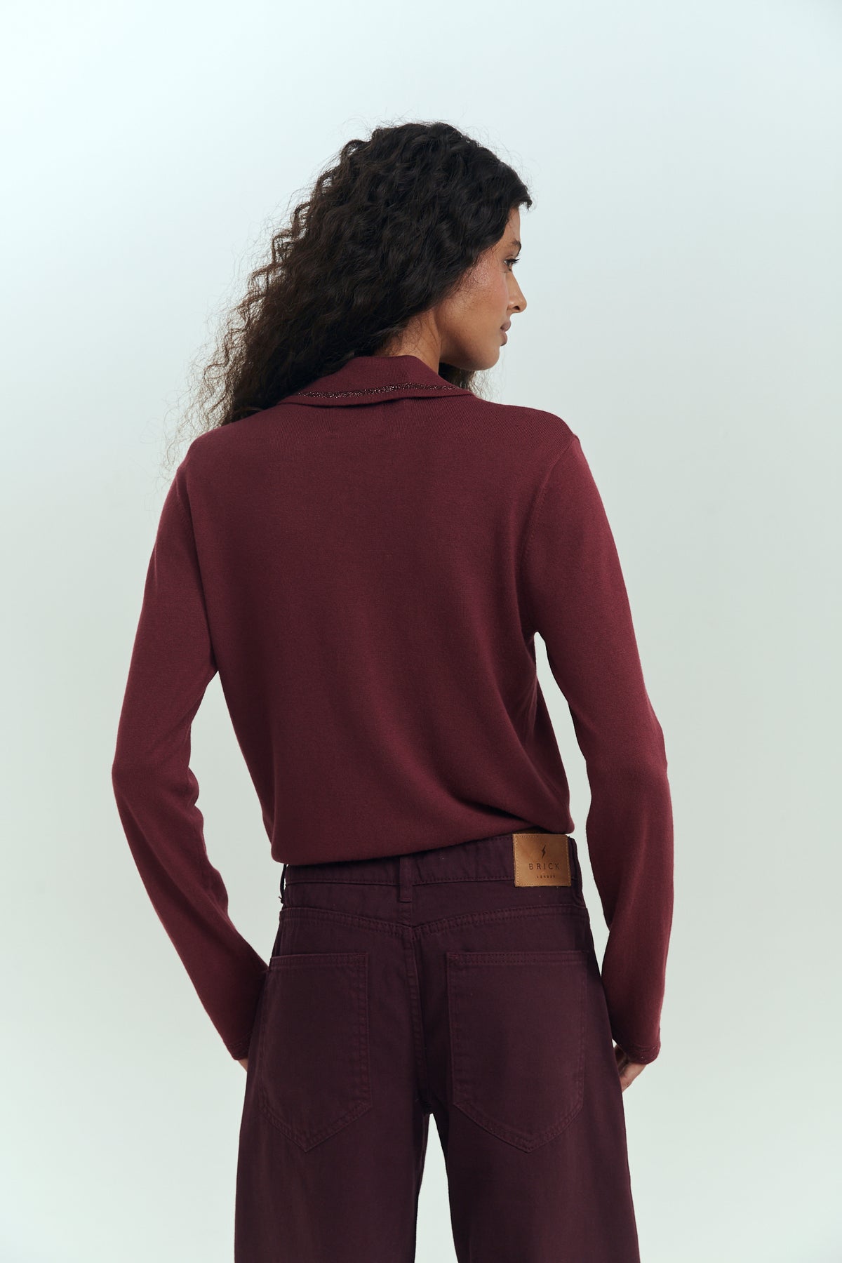 STYLES JEANS BURGUNDY