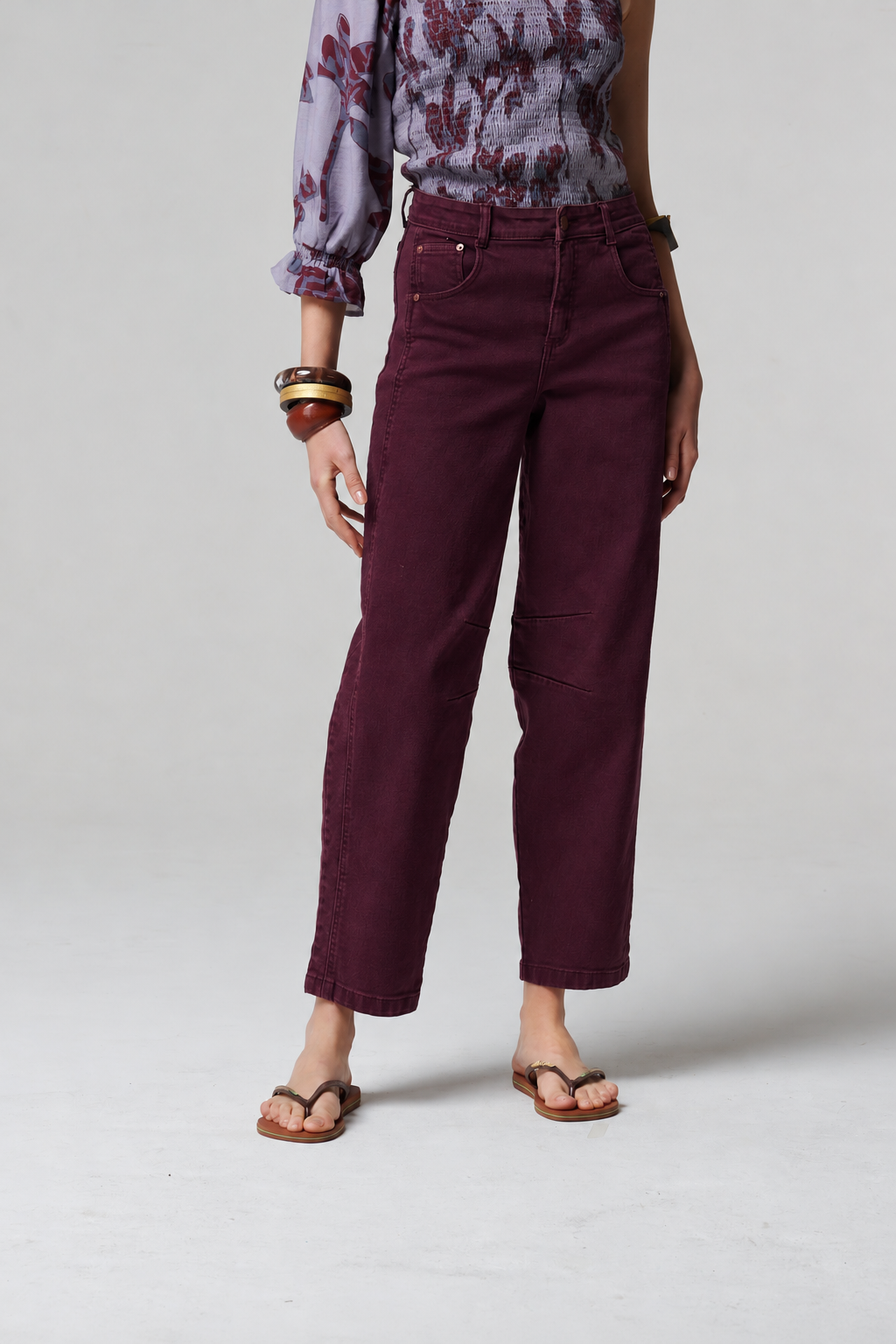 Morris Jeans Burgundy