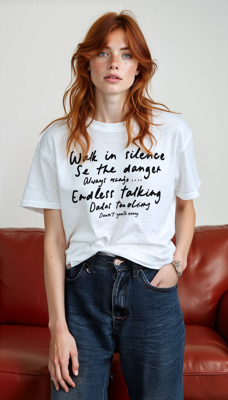 WALK IN SILENCE T-SHIRT WHITE