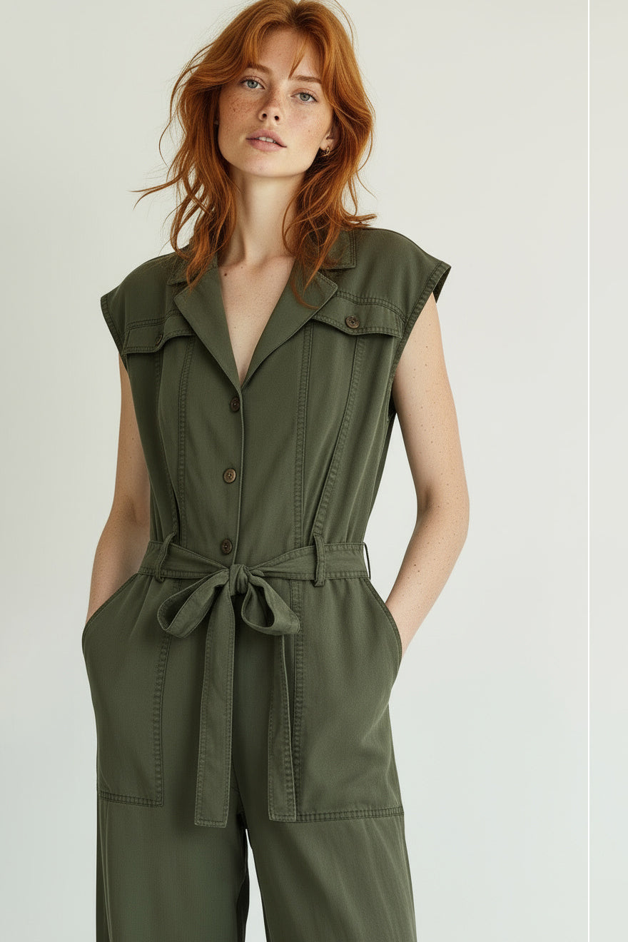 Kiara Romper Olive