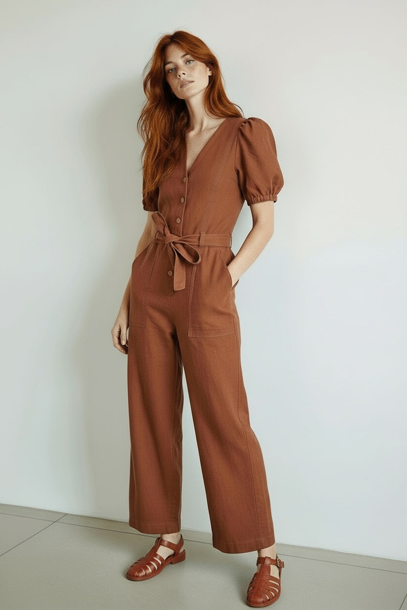 BOWIE ROMPER BROWN