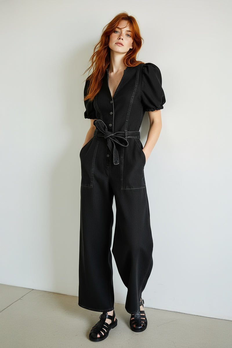 BOWIE ROMPER BLACK