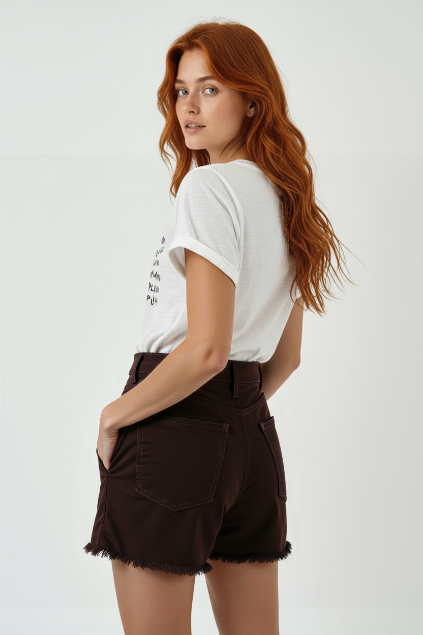 AMBER SHORT MARRON