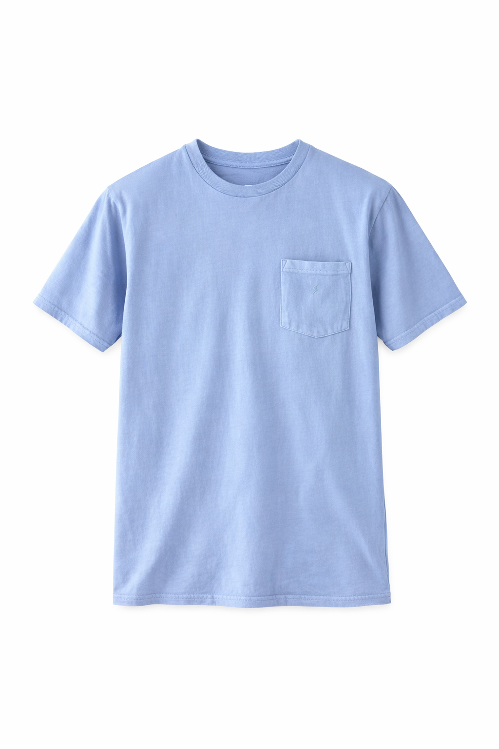 Polera hombre azul claro algodón 100% manga corta Brick London