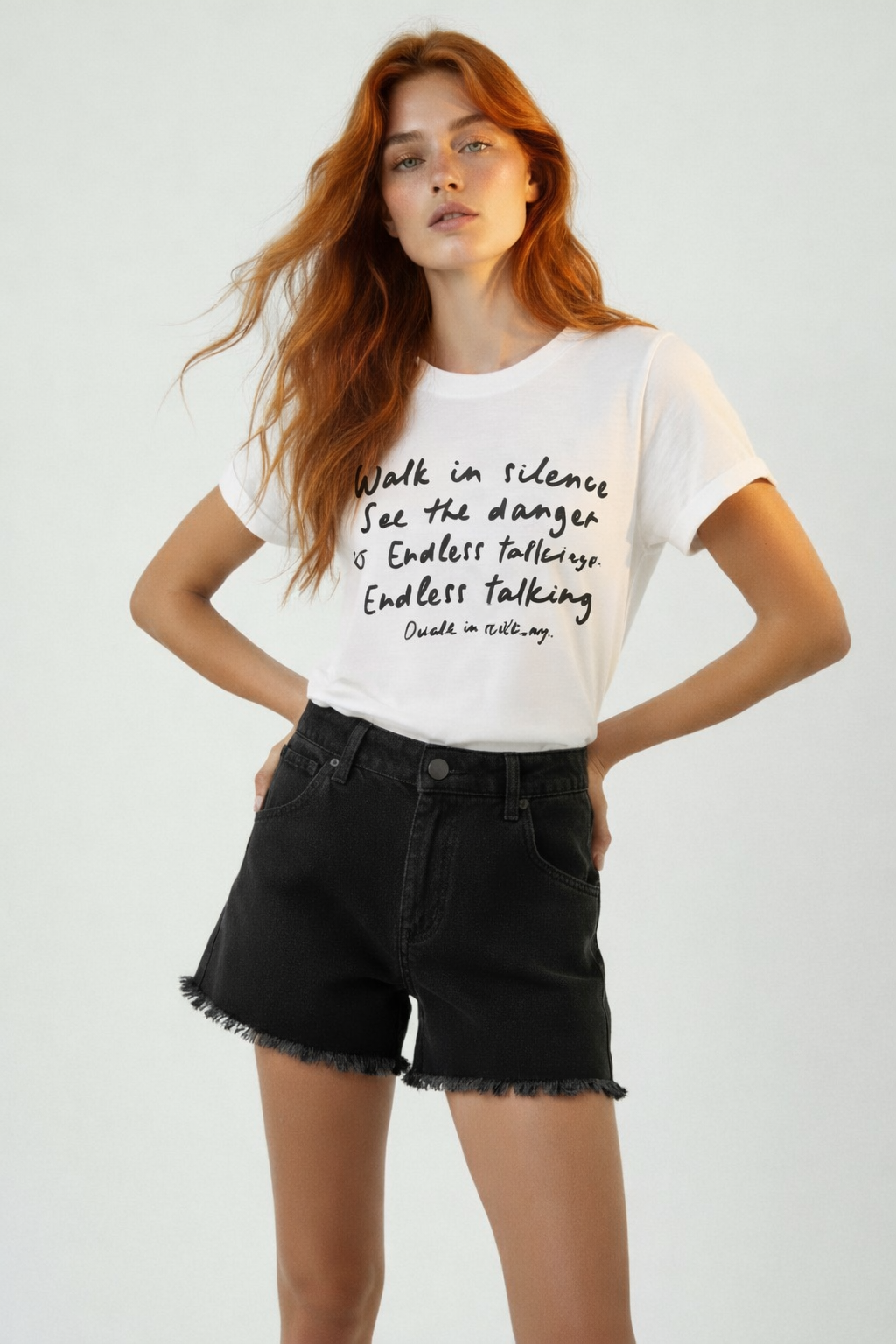 WALK IN SILENCE T-SHIRT WHITE