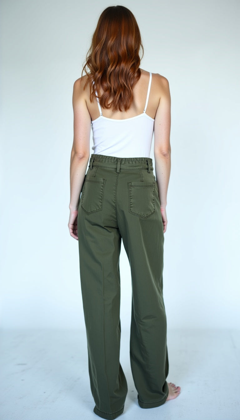 Naomie Trouser Olive