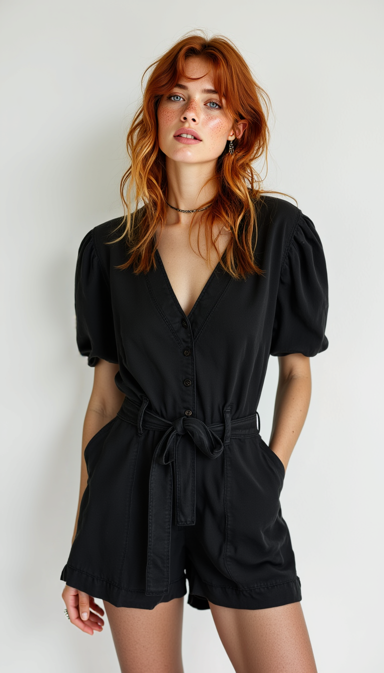 Dean Romper Black