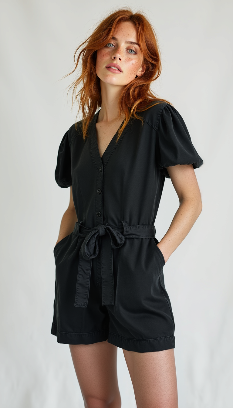 Dean Romper Black