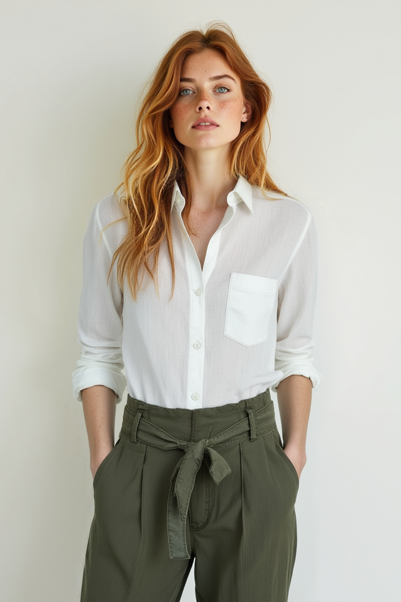 Naomie Trouser Olive
