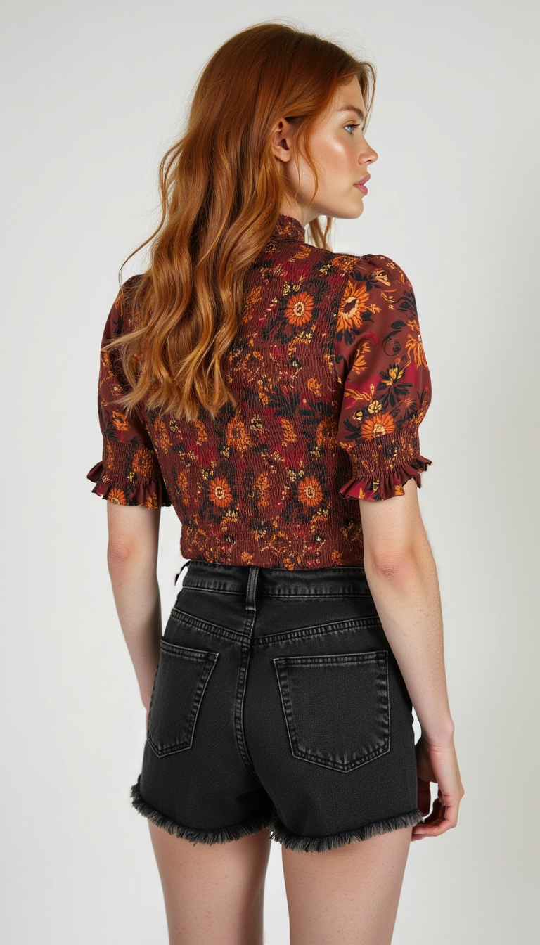 AMBER SHORT BLACK