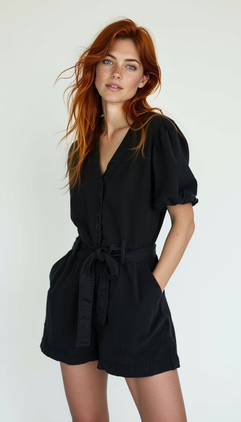 Dean Romper Black