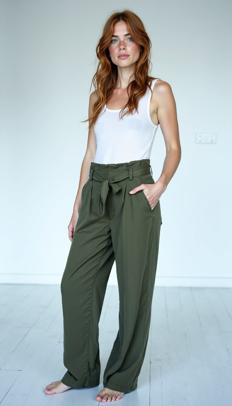 Naomie Trouser Olive