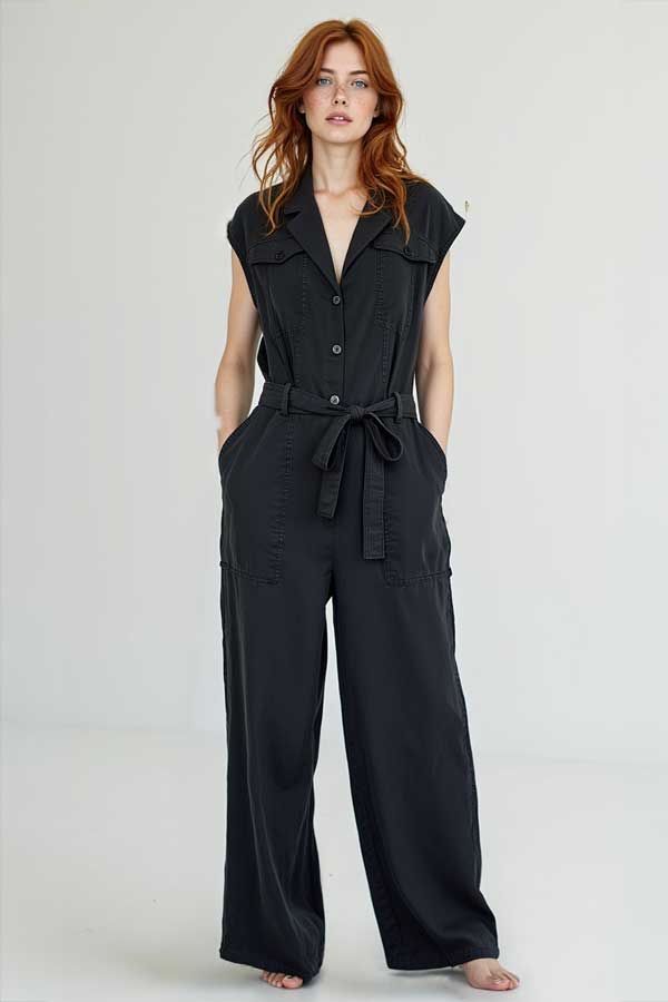 Kiara Romper Black