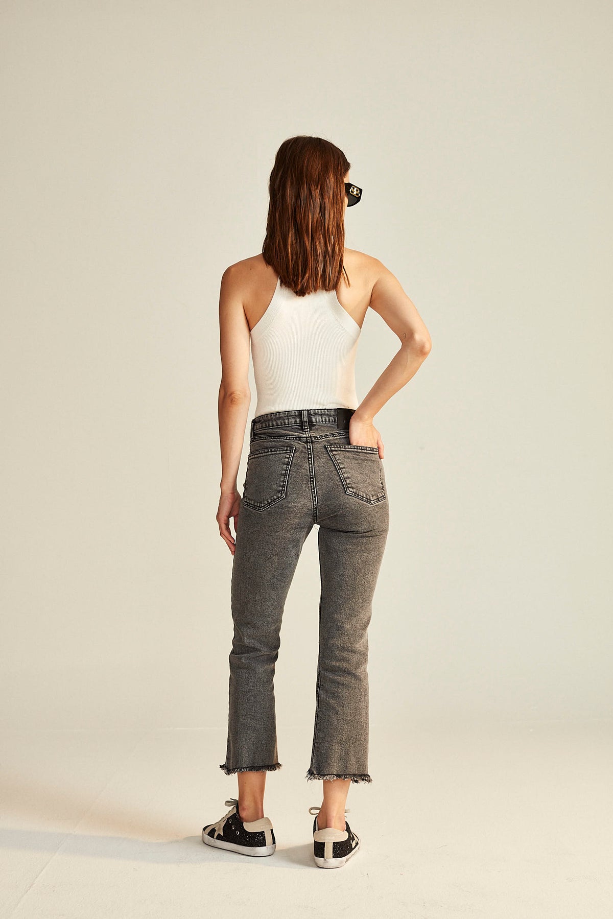 AMY JEANS ACID-GREY