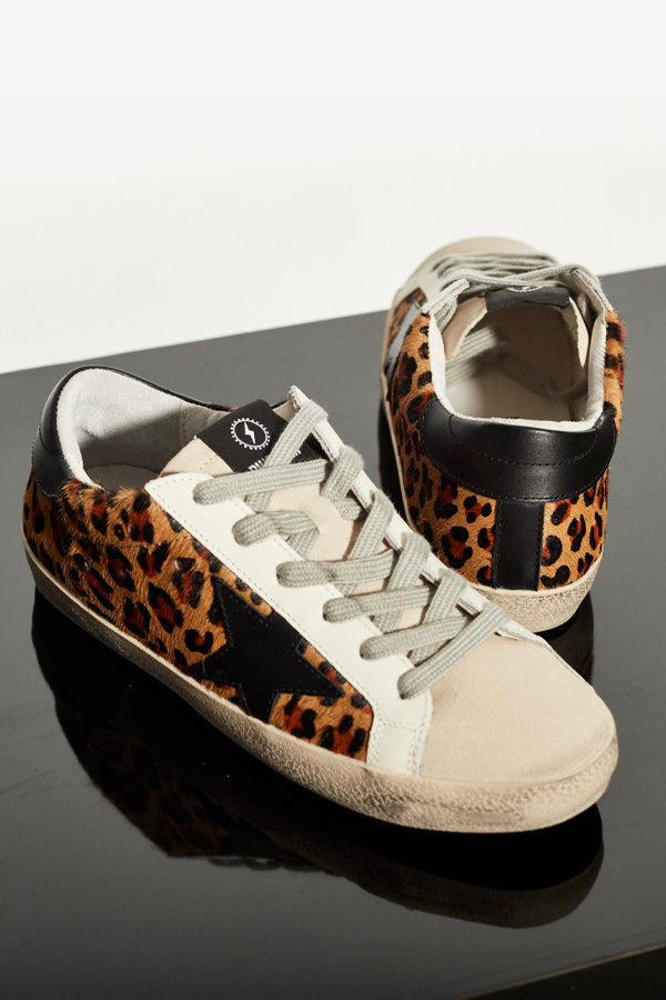LEOPARD SNEAKER BLACK STAR