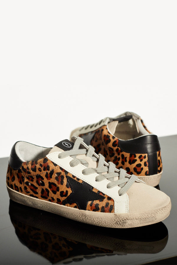 LEOPARD SNEAKER BLACK STAR